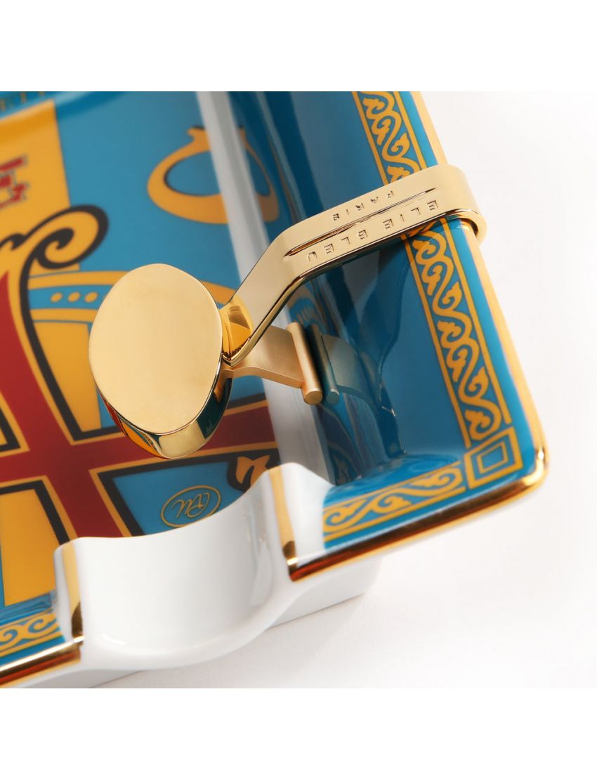 Fuente The OpusX Society Elie Bleu Azul Ashtray