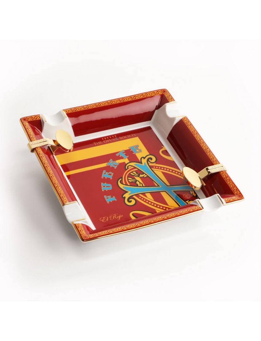 Fuente The OpusX Society Elie Bleu Rojo Ashtray