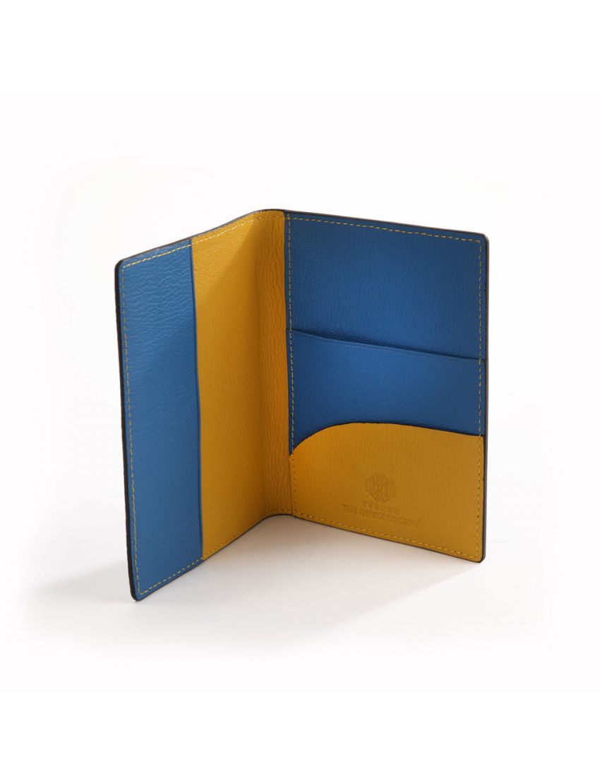 Fuente The OpusX Society Yellow & Blue Collection Passport Holder - On Consignment