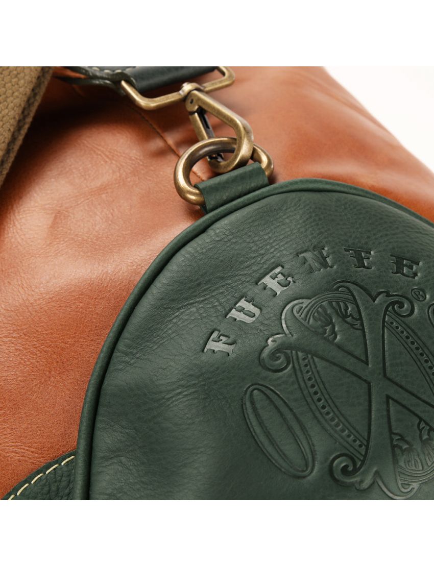 Fuente The OpusX Society Italian Leather Duffle Bag - Olive