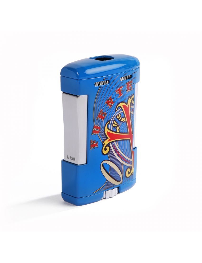Fuente Die OpusX Gesellschaft OXS Tabletop Feuerzeug blau