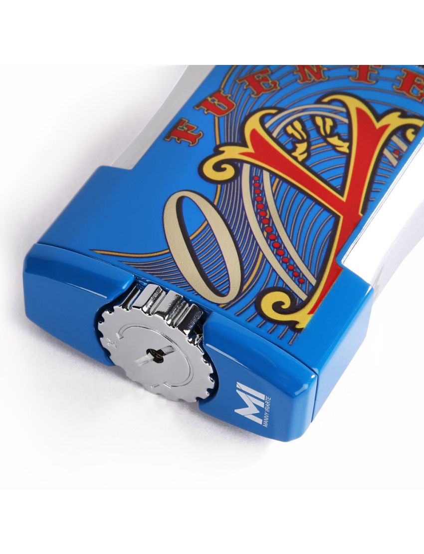 Fuente Die OpusX Gesellschaft OXS Tabletop Feuerzeug blau