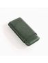 Fuente The OpusX Society OXS Spanish Cow Nobuk Leather 3-Cigar Case - El Verde / English Green