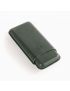 Fuente The OpusX Society OXS Spanish Cow Nobuk Leather 3-Cigar Case - El Verde / English Green