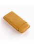 Fuente The OpusX Society OXS Spanish Cow Nobuk Leather 3-Cigar Case - El Camel (yellow)