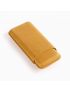 Fuente The OpusX Society OXS Spanish Cow Nobuk Leather 3-Cigar Case - El Camel (yellow)