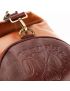 Fuente The OpusX Society Italian Leather Duffle Bag - Burgundy