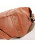 Fuente The OpusX Society Italian Leather Duffle Bag - Camel