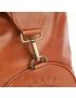 Fuente The OpusX Society Italian Leather Duffle Bag - Camel