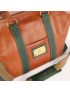 Fuente The OpusX Society Italian Leather Duffle Bag - Olive