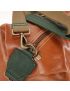 Fuente The OpusX Society Italian Leather Duffle Bag - Olive