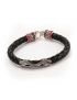 Fuente The OpusX Society Leather Bracelet Black