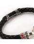 Fuente The OpusX Society Leather Bracelet Black